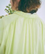 コットンラミースラブローン　2wayワンピース